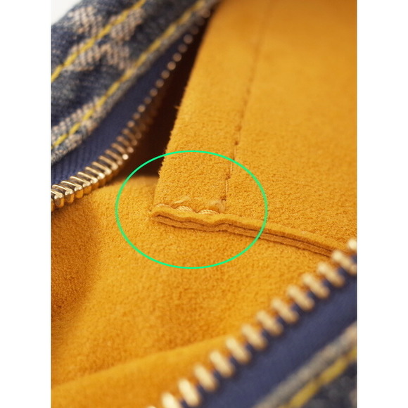 Louis Vuitton Bag PM Denim Baggy Shoulder Monogram Blue - Picture 7 of 9